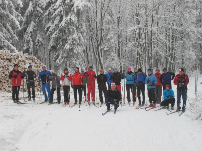 Na trase
Klíčová slova: Bělá;TJ Start;lyžaři;Český les