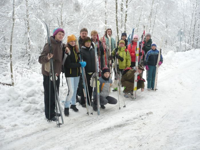 Na trase
Klíčová slova: Bělá;TJ Start;lyžaři;Český les