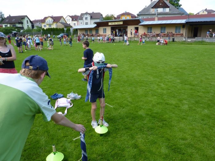 Program na fotbalovém hřišti
Klíčová slova: Bělá;dětský den