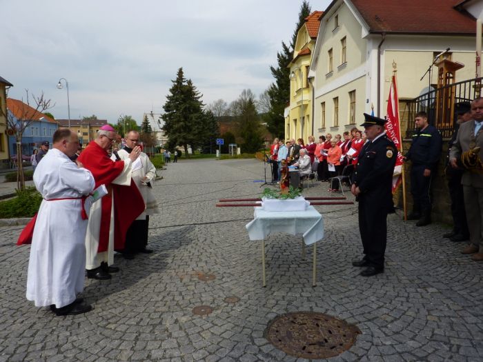 Žehnání sošky sv. Floriana pro SDH Kralovice
Klíčová slova: Bělá hasiči pouť