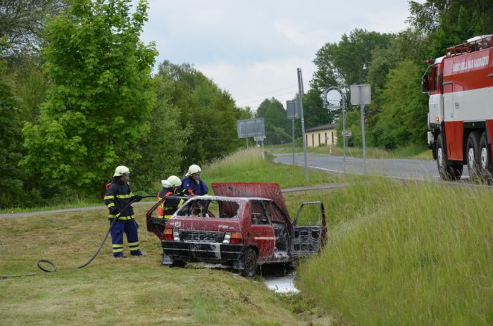 Zásah hasičů u hořícího auta
Klíčová slova: Bělá dětský den