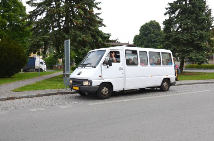 Zahájení v Bělé
Odjezd na pěší trasu
Klíčová slova: Bělá;Liščí Hora;Český les