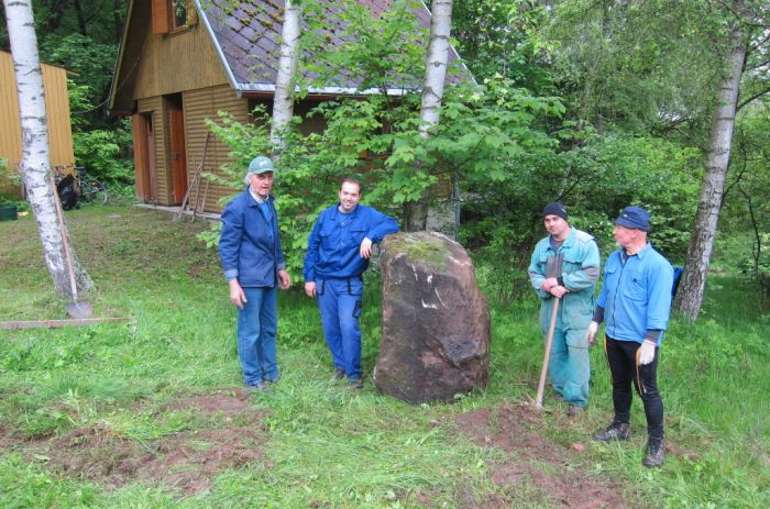 Příprava památníku
Klíčová slova: Bělá;Liščí Hora;Český les