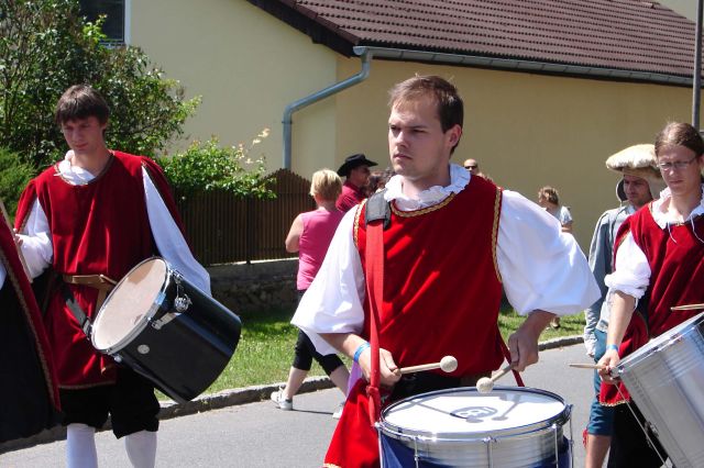 Historický průvod městem, foto: J. Vašků 
