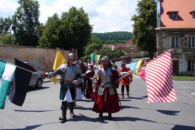 Historický průvod městem, foto: J. Vašků 
