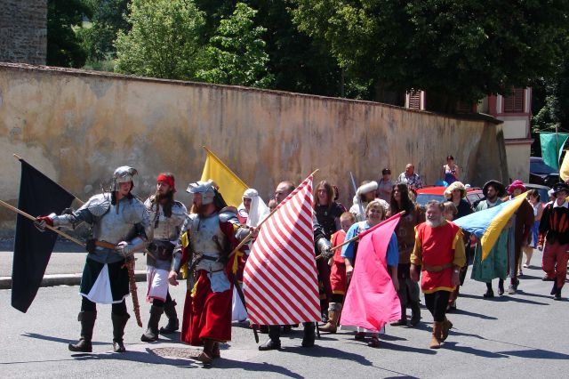 Historický průvod městem, foto: J. Vašků 
