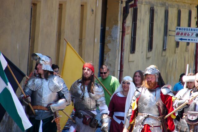 Historický průvod městem, foto: J. Vašků 
