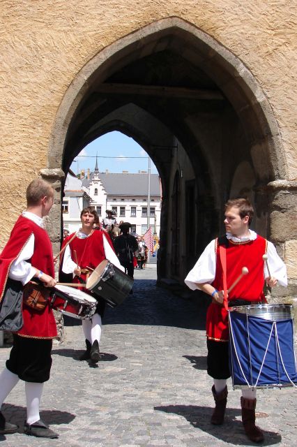 Historický průvod městem, foto: J. Vašků 
