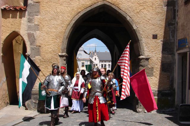 Historický průvod městem, foto: J. Vašků 
