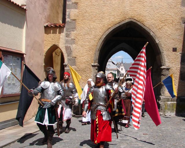 Historický průvod městem, foto: J. Vašků 
