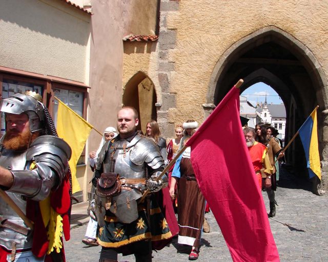 Historický průvod městem, foto: J. Vašků 
