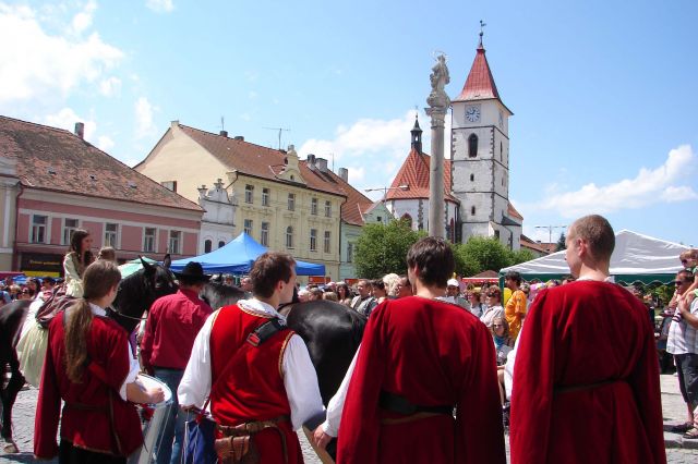 Historický průvod městem, foto: J. Vašků
