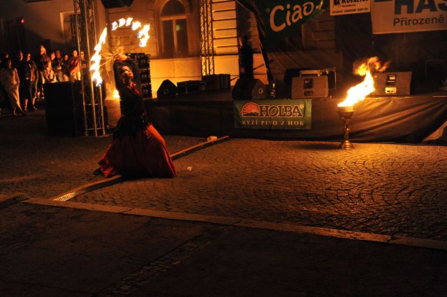 Ohňová show, foto: Jiří Vrbský
