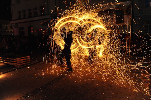 Ohňová show, foto: Jiří Vrbský
