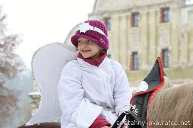 Nejstatečnější anděl dovezl Zimní královna na nádvoří, foto: A. Hnyková
