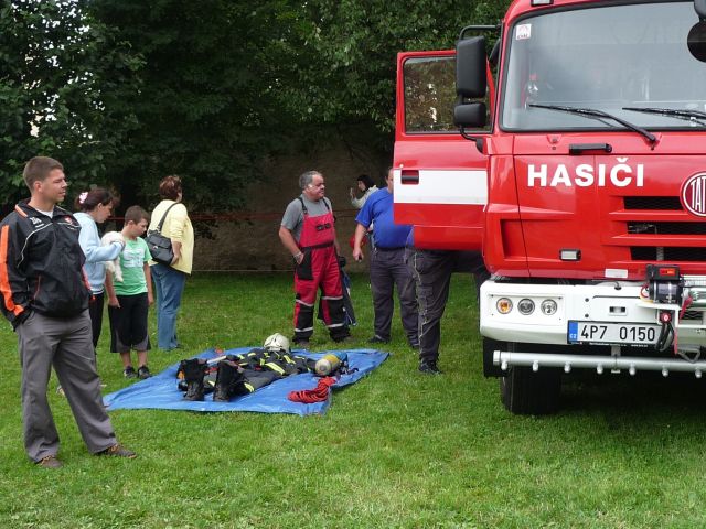 Hasičský sbor předvedl svoji výzbroj a výstroj
