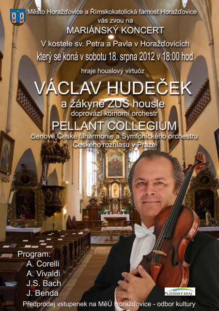 Koncert byl podporován Plzeňským krajem 
