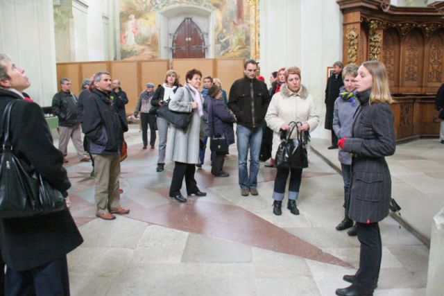 doprovodný program - prohlídka kláštera Kladruby
