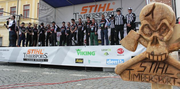 Timbersports 2014 – Czech Cup Města Sušice 
Autor E. Lískovec - www.kulturasusice.cz
